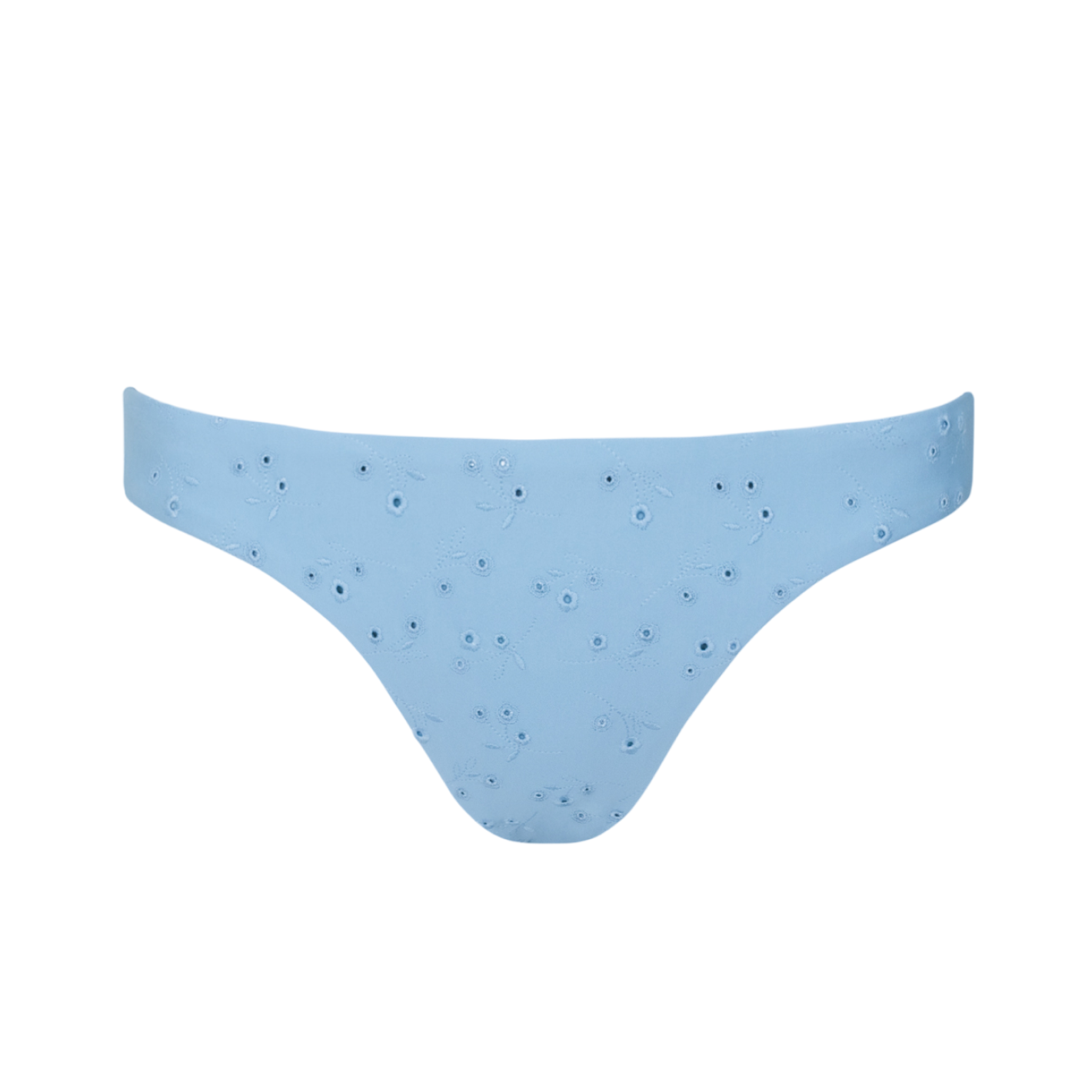 Women’s Dusk Blue Eyelet Low Waist Bikini Bottom