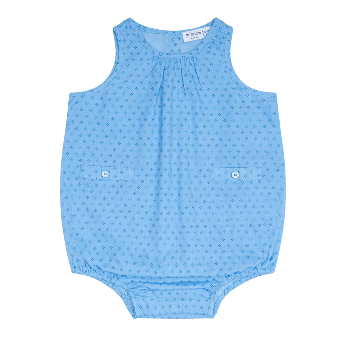 Baby Le Marin Dot Bubble Romper