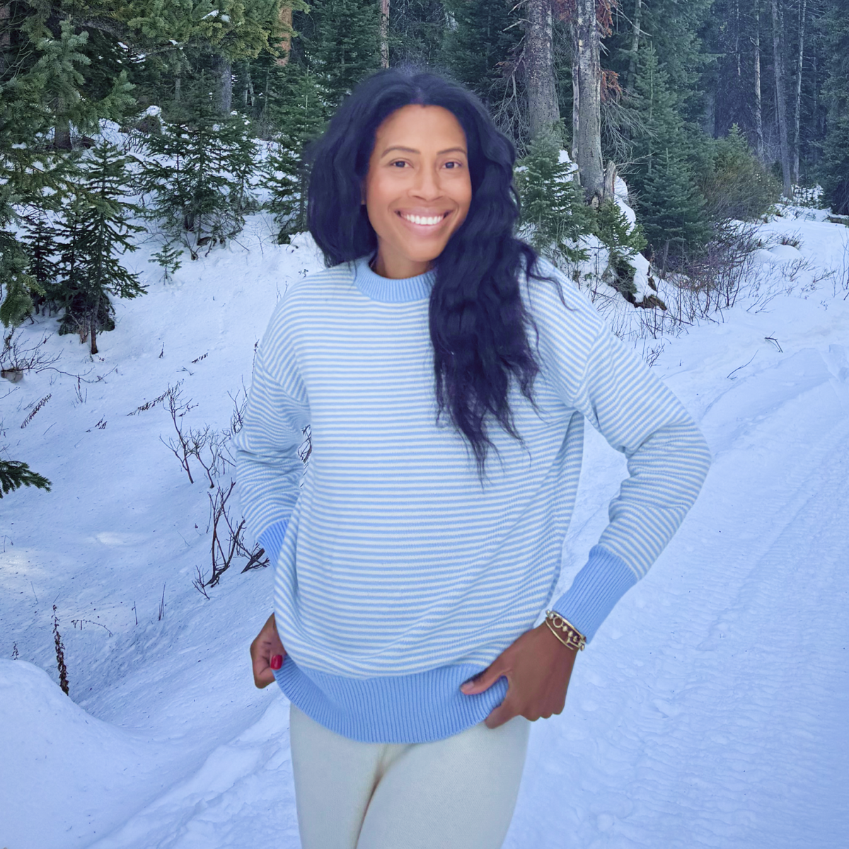 Women's Chalet Stripe Knit Sweater