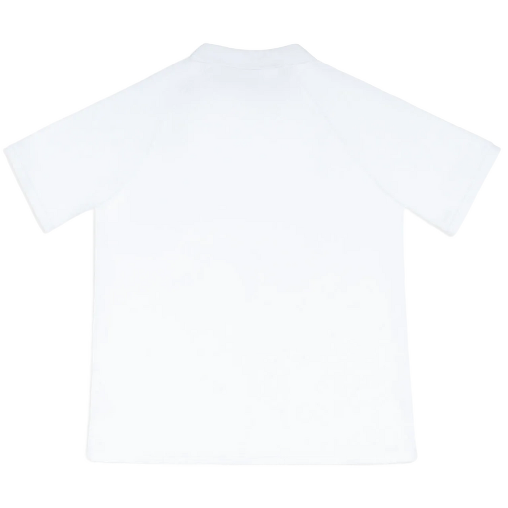 Men’s Shell White French Terry Polo