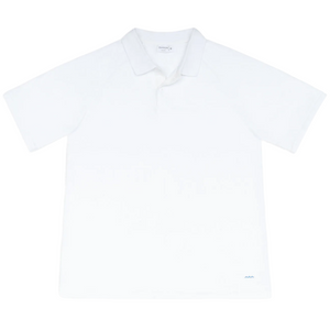 Men’s Shell White French Terry Polo