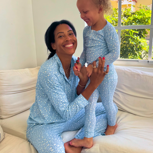 Women’s Alpine Fiore Collared Pima Pajamas Set