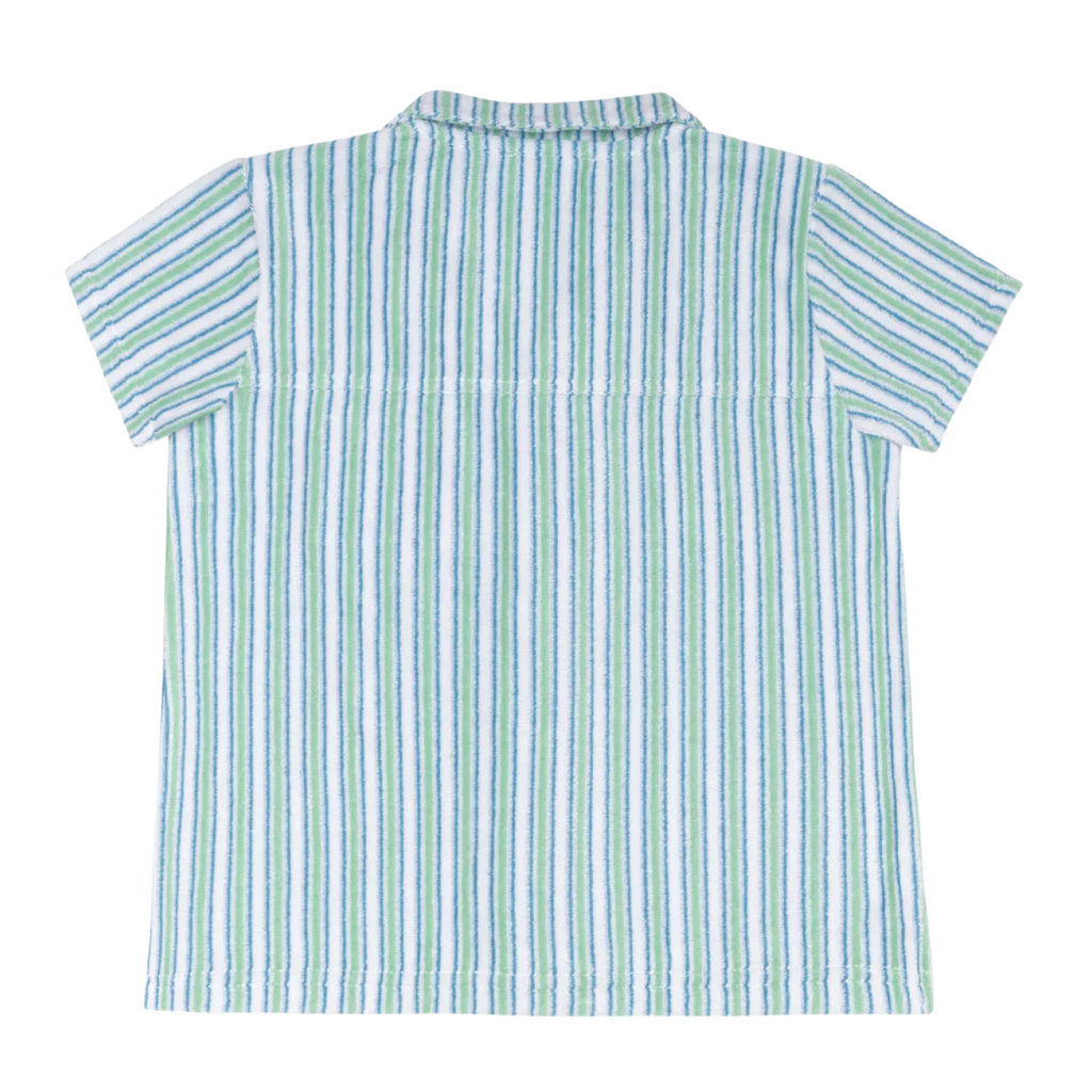 Boys’ Tamarin Stripe French Terry Button Up