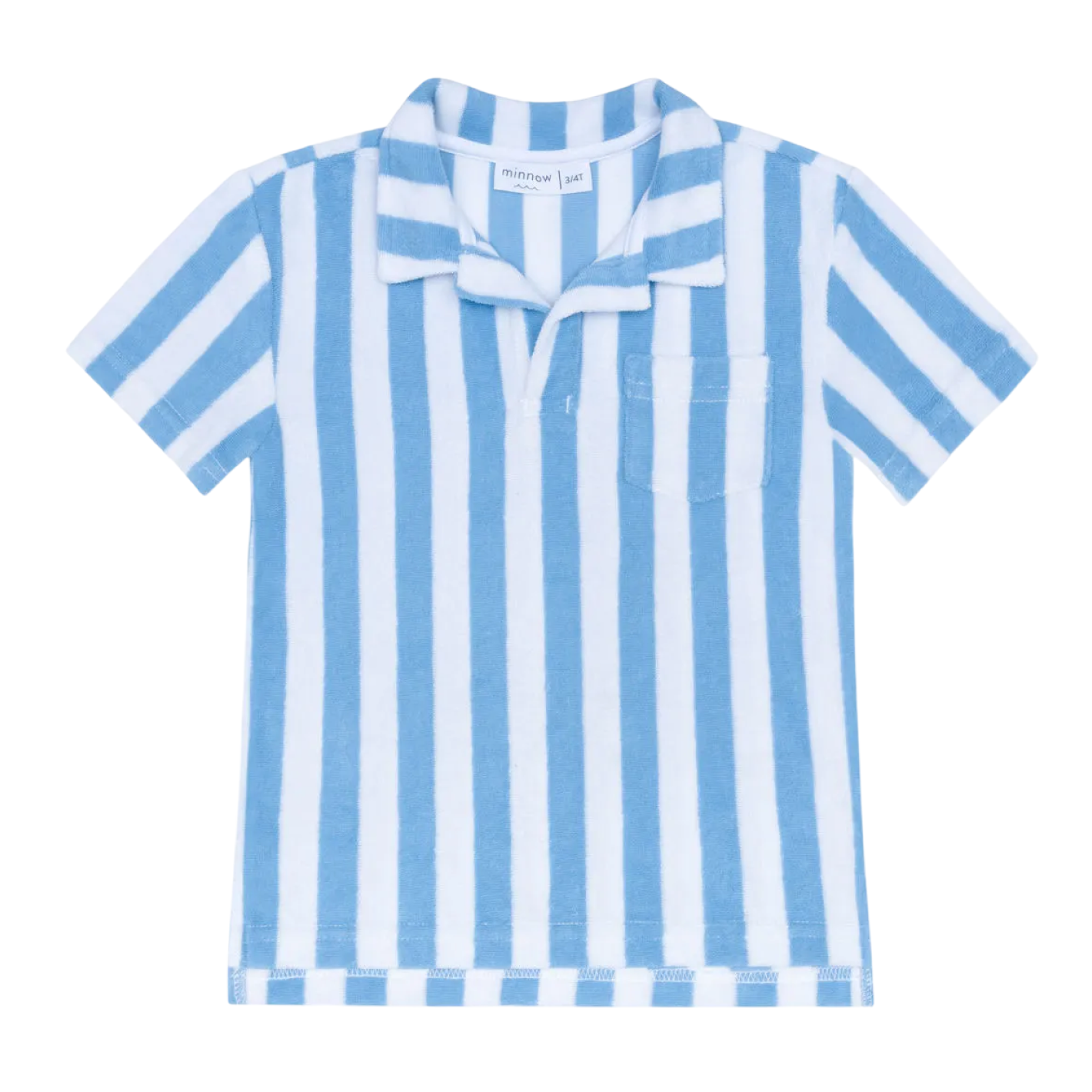 Boys’ Bay Stripe French Terry Polo