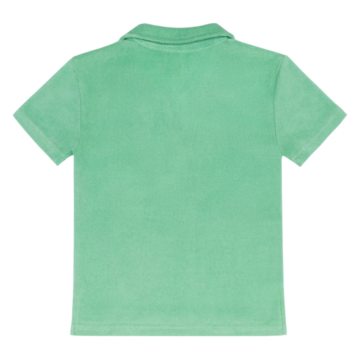 Boys’ Gustavia Green French Terry Polo