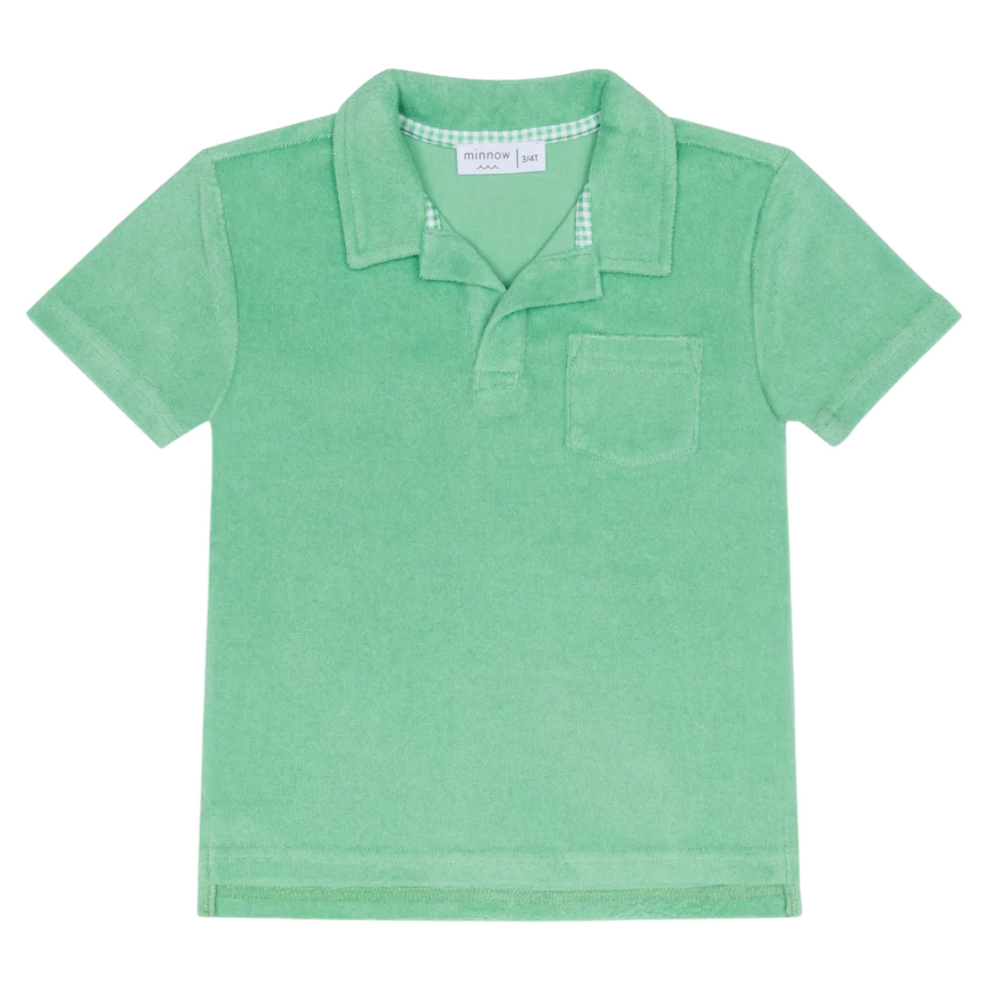 Boys’ Gustavia Green French Terry Polo