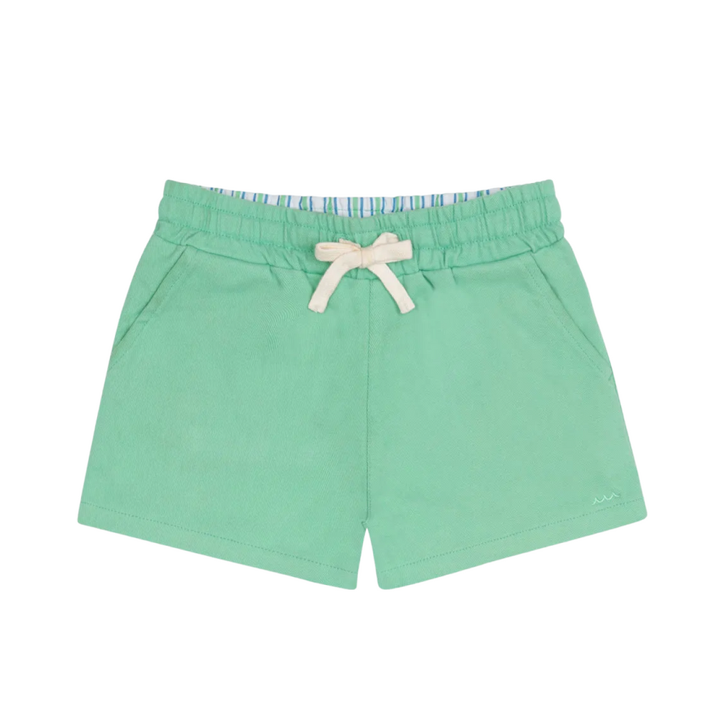 Boys’ Gustavia Green Ultra-Soft Twill Shorts