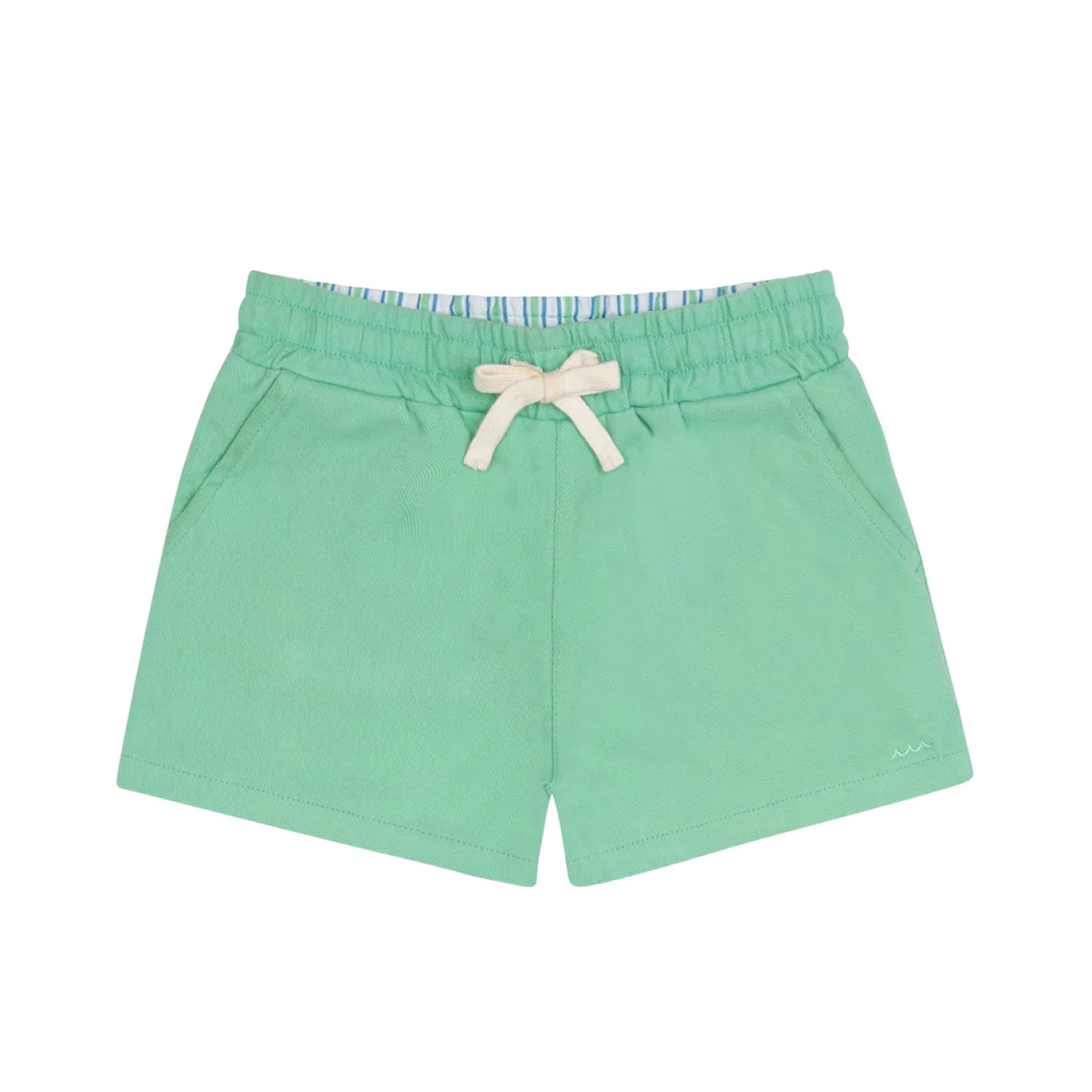 Boys’ Gustavia Green Ultra-Soft Twill Shorts