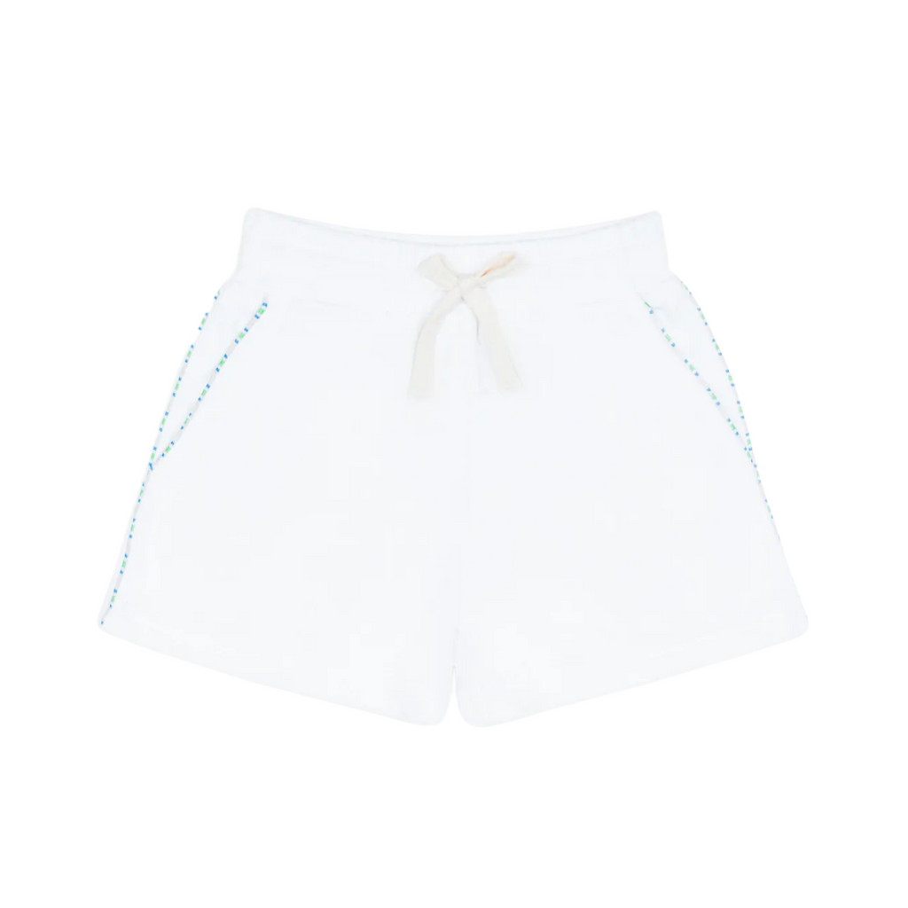 Boys’ Shell White French Terry Short