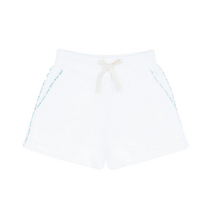 Boys’ Shell White French Terry Short
