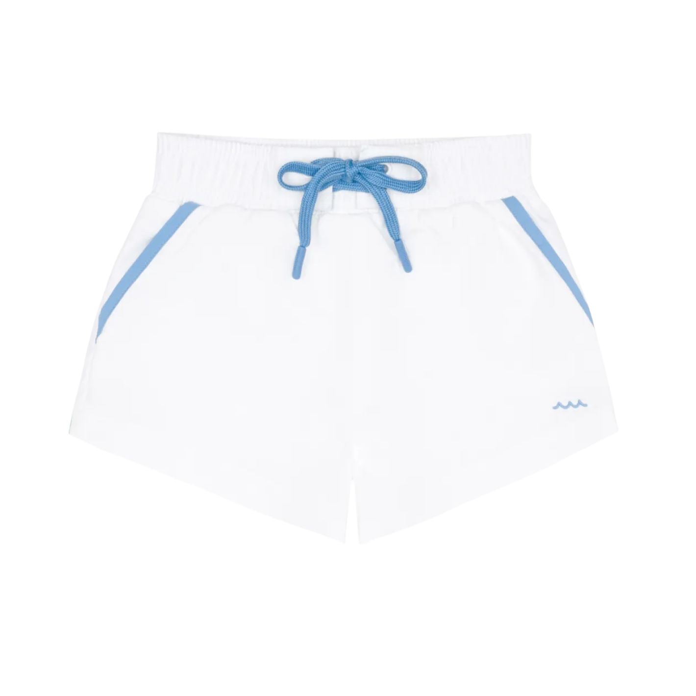 Boy’s Shell White Boardie with Multi Stripes