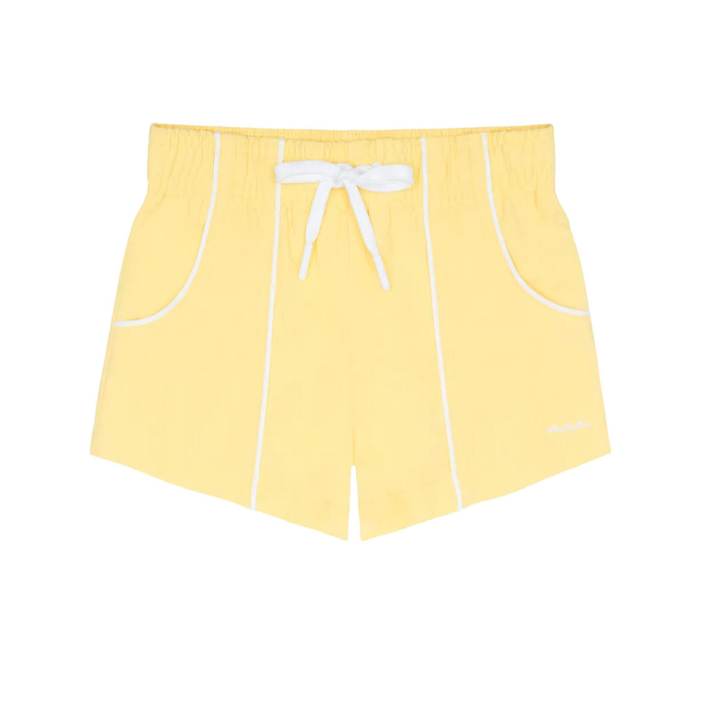 Boy’s Soleil Yellow Panelled Boardie