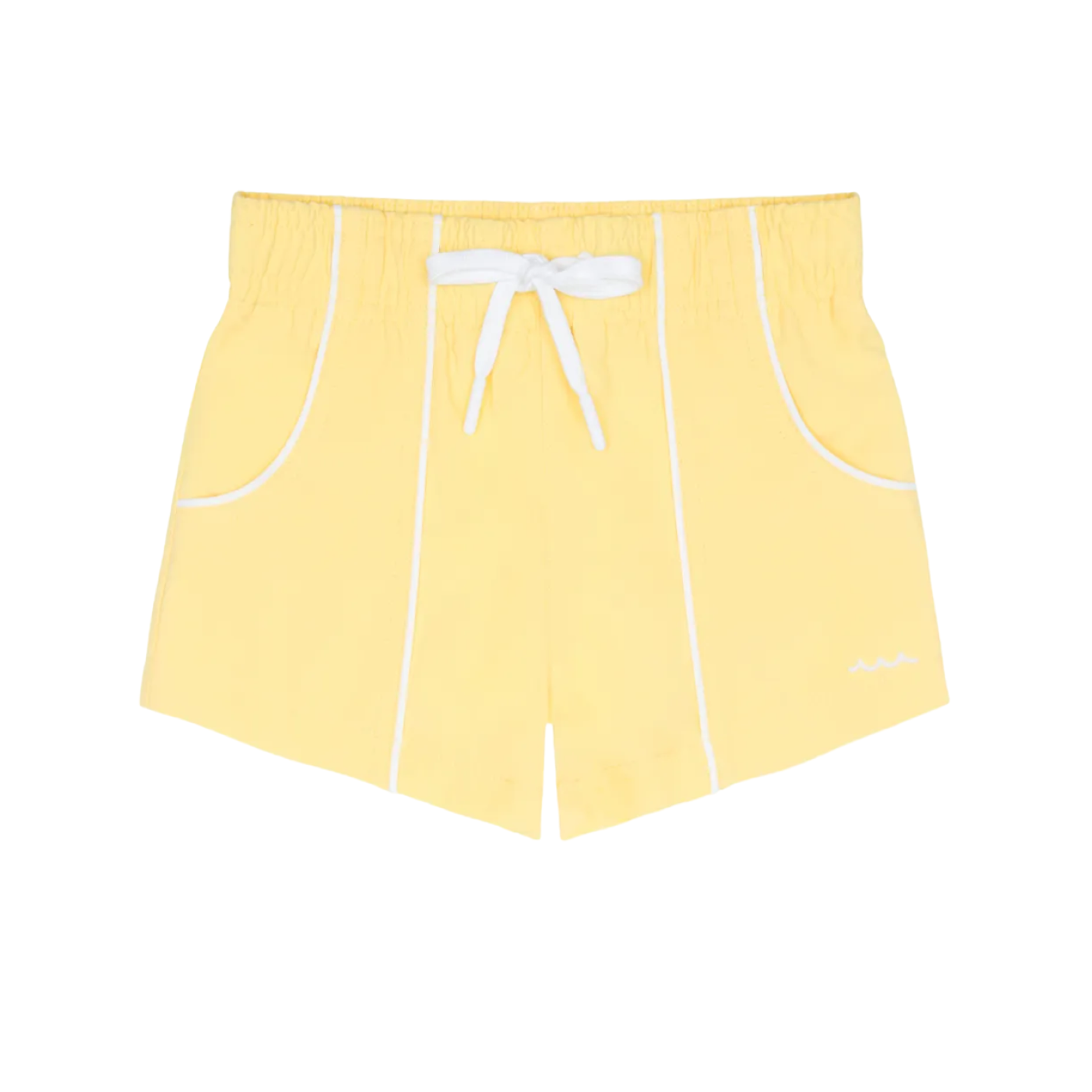 Boy’s Soleil Yellow Panelled Boardie