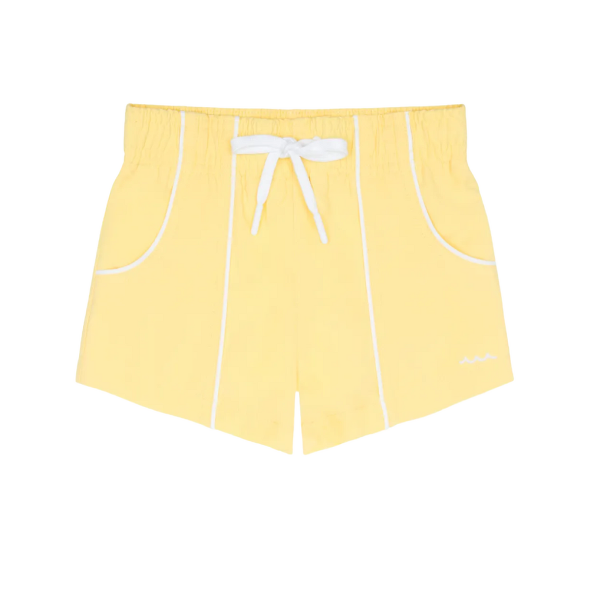Boy’s Soleil Yellow Panelled Boardie