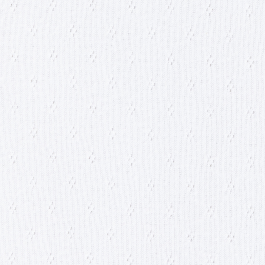 Baby White Pointelle Footie