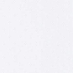 Baby White Pointelle Footie