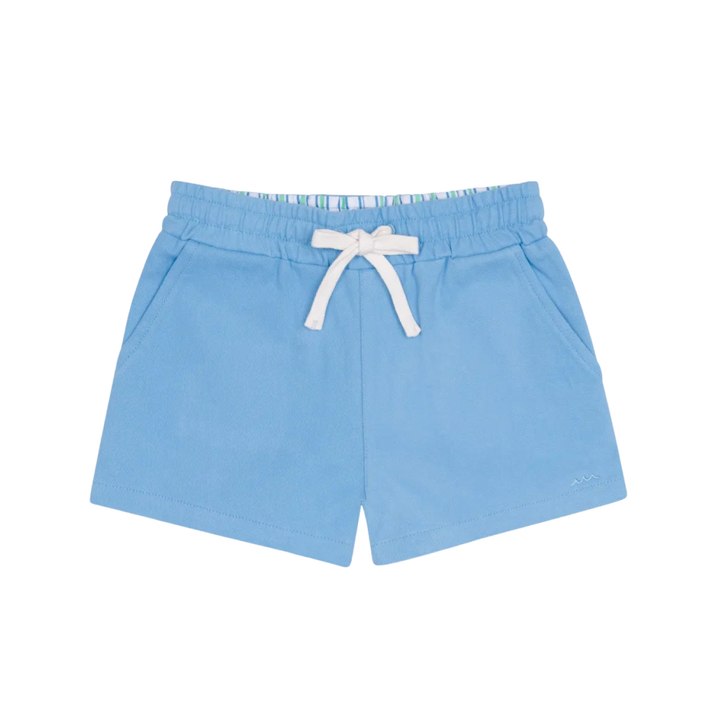 Boys’ Le Marin Blue Ultra-Soft Twill Shorts