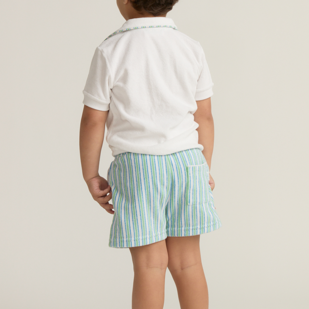 Boys’ Tamarin Stripe French Terry Short