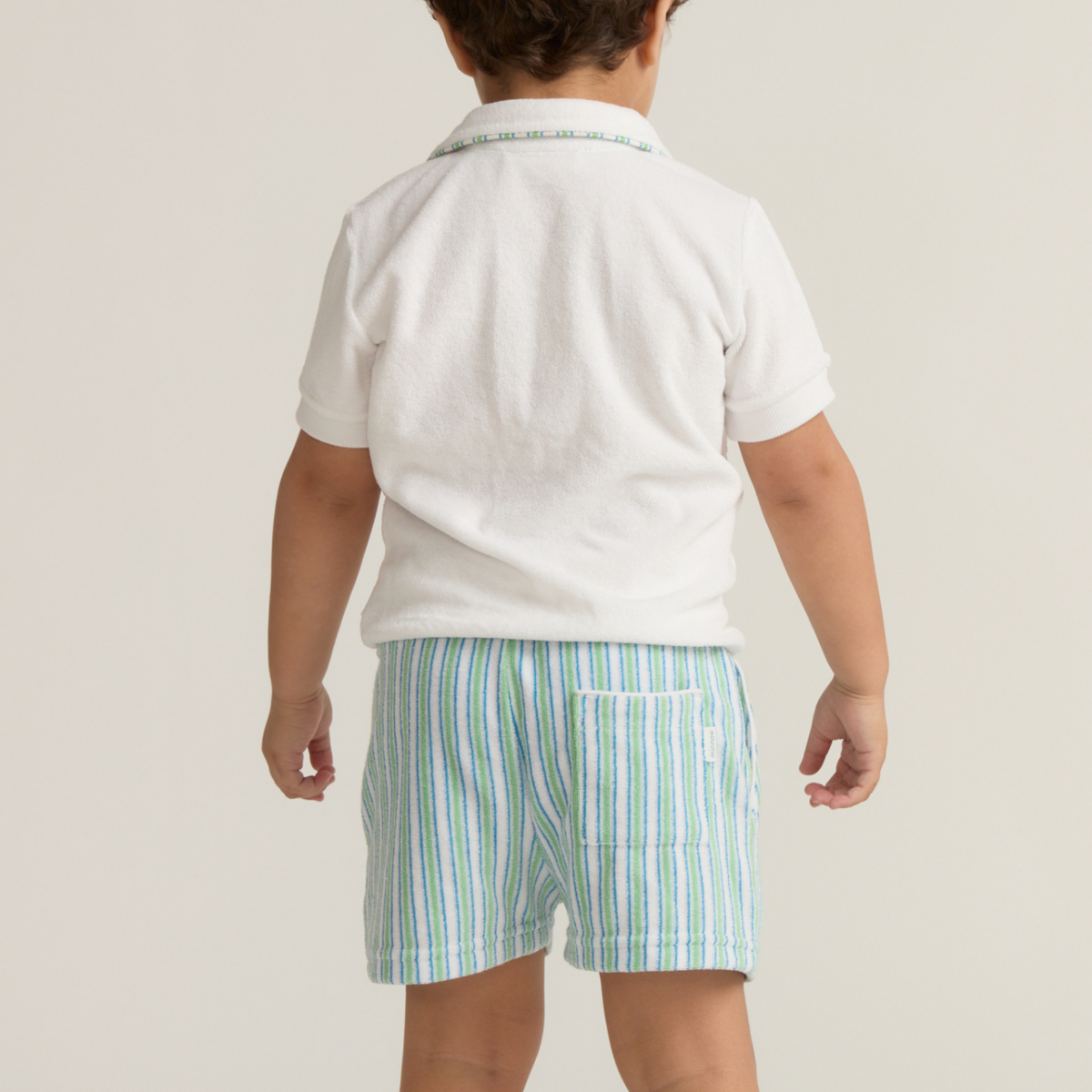 Boys’ Tamarin Stripe French Terry Short