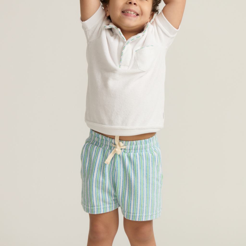 Boys’ Tamarin Stripe French Terry Short