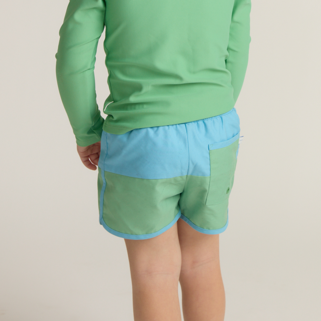 Boy’s Island Edge Colorblock Boardie