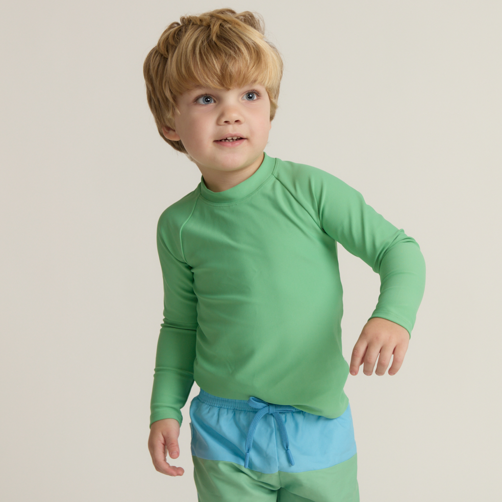 Unisex Gustavia Green Rashguard