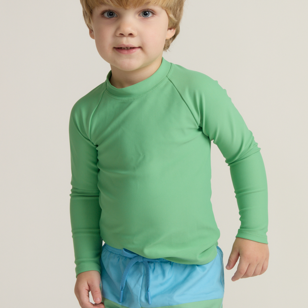 Unisex Gustavia Green Rashguard