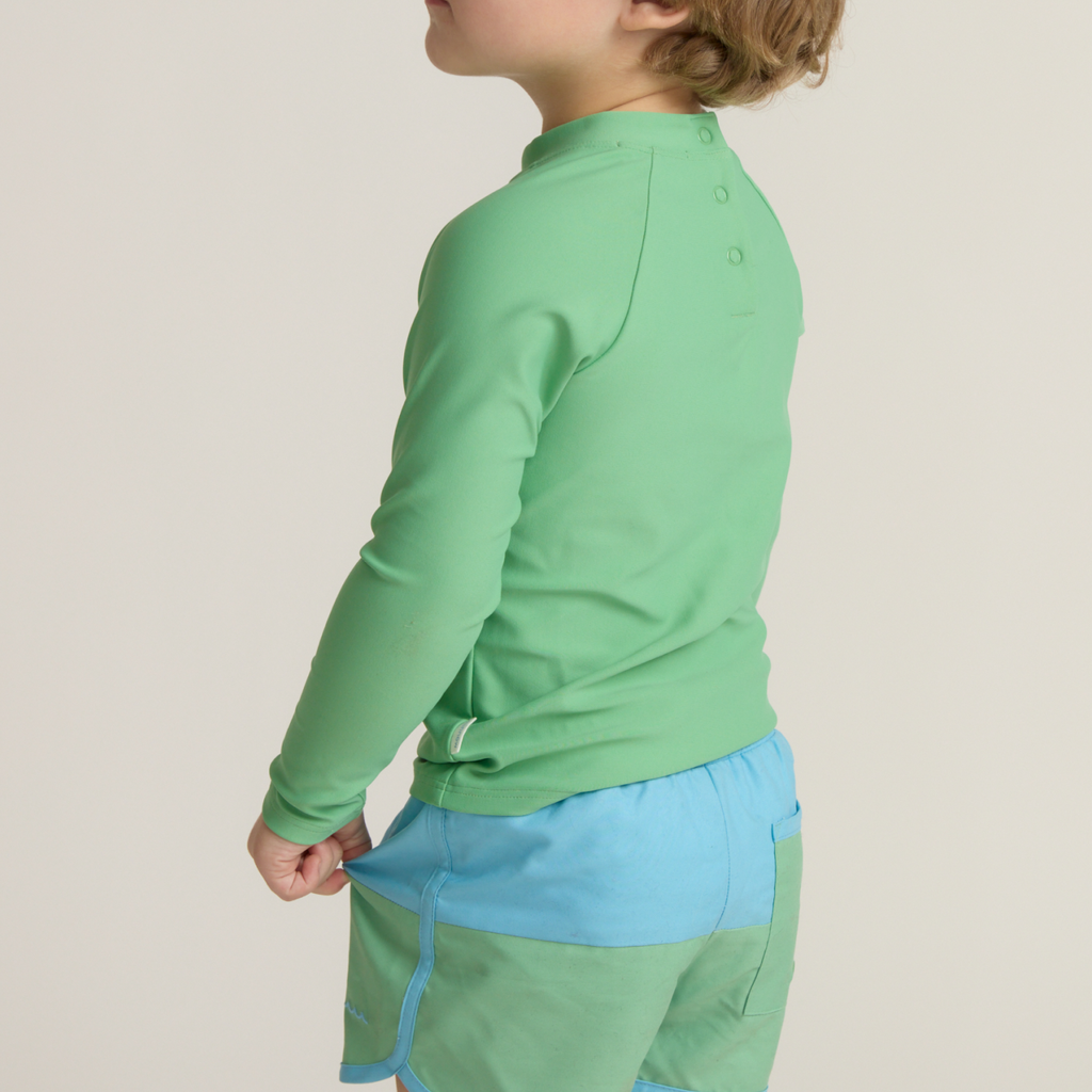 Unisex Gustavia Green Rashguard