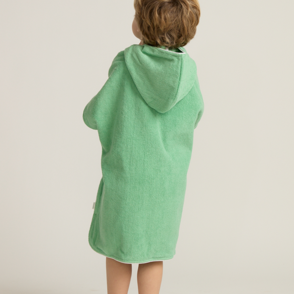 Unisex Gustavia Green Hooded Towel Coverup