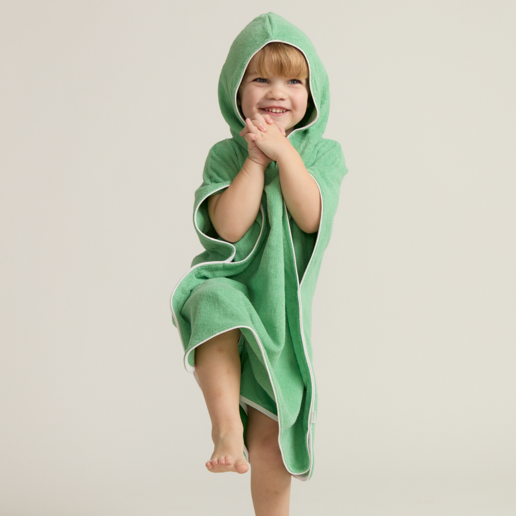 Unisex Gustavia Green Hooded Towel Coverup