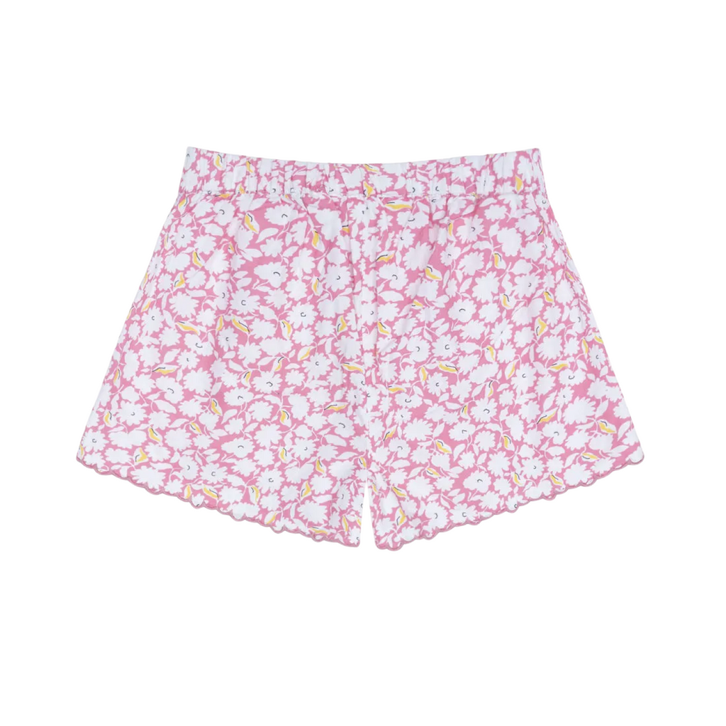 Girls’ Blush Bloom Scalloped Short