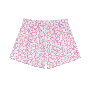 Girls’ Blush Bloom Scalloped Short