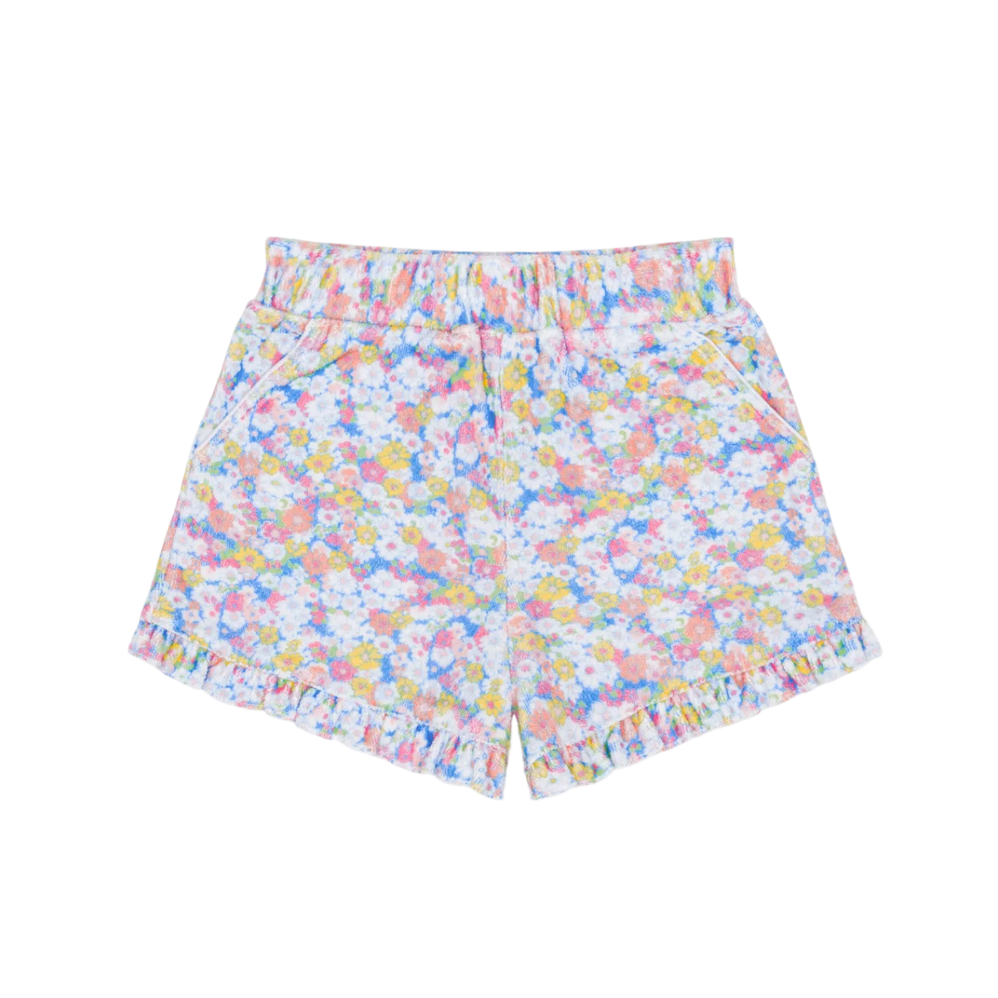 Girls’ Jasmine Blossom French Terry Ruffle Short