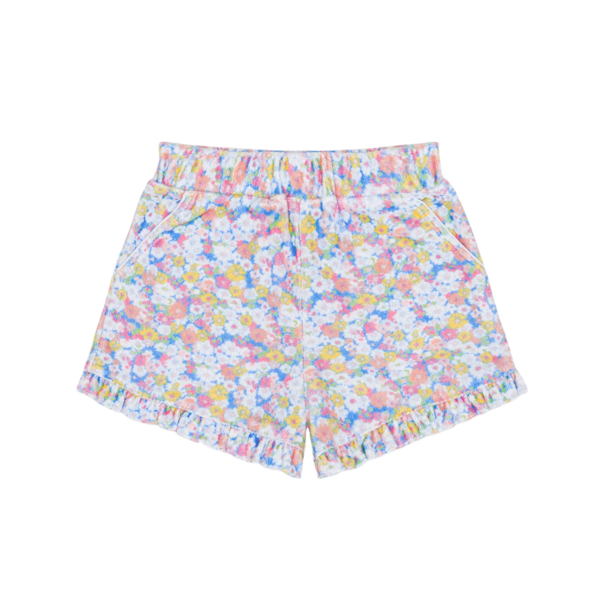 Girls’ Jasmine Blossom French Terry Ruffle Short