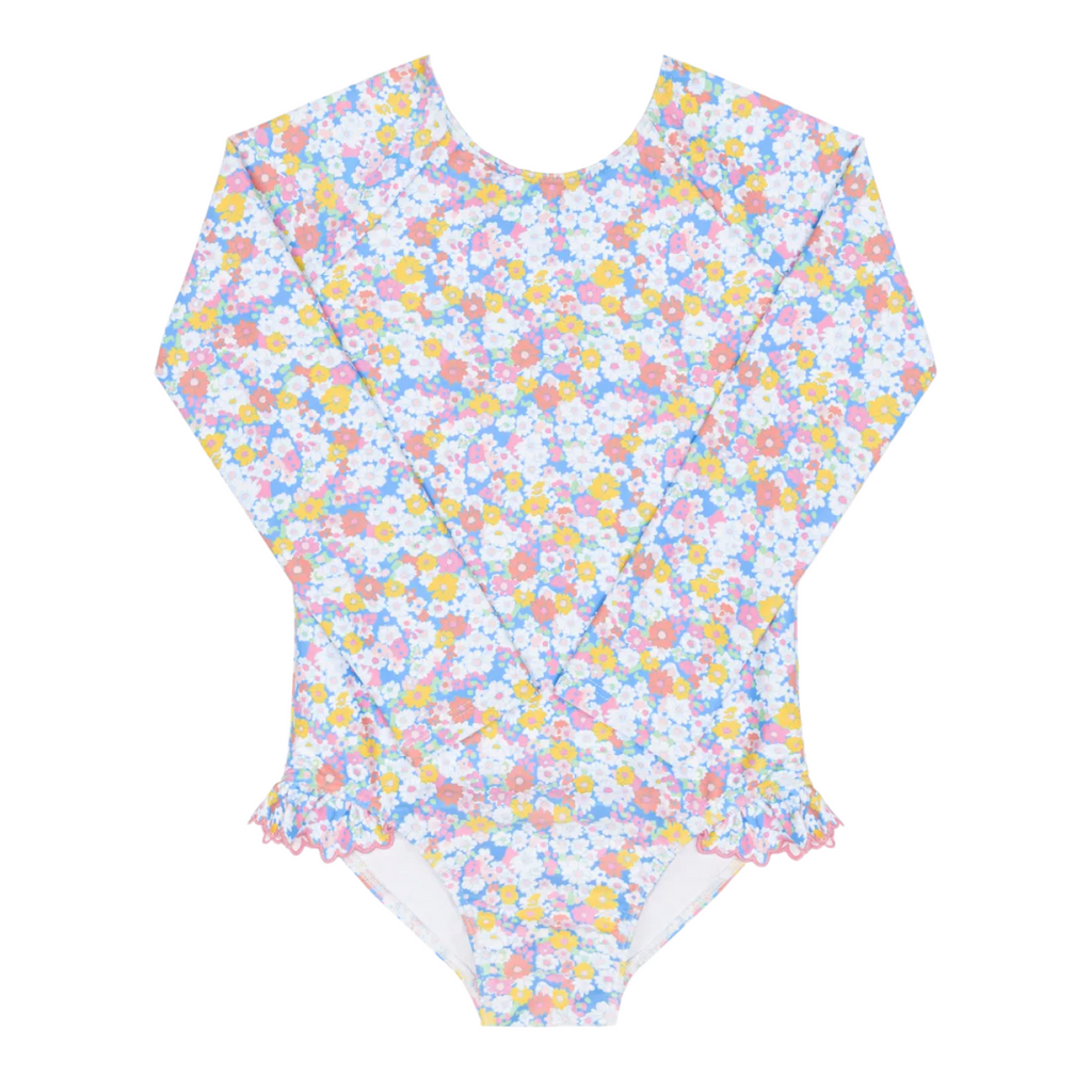 Girl’s Jasmine Blossom Rashguard One Piece
