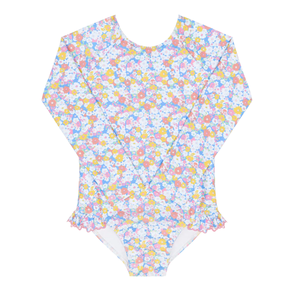 Girl’s Jasmine Blossom Rashguard One Piece
