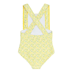 Girl’s Petite Fleur Diamond Smocked One Piece