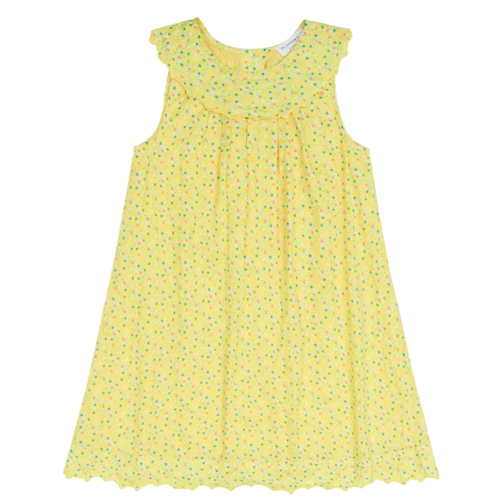 Girls’ Petite Fleur Ruffle Collar Dress