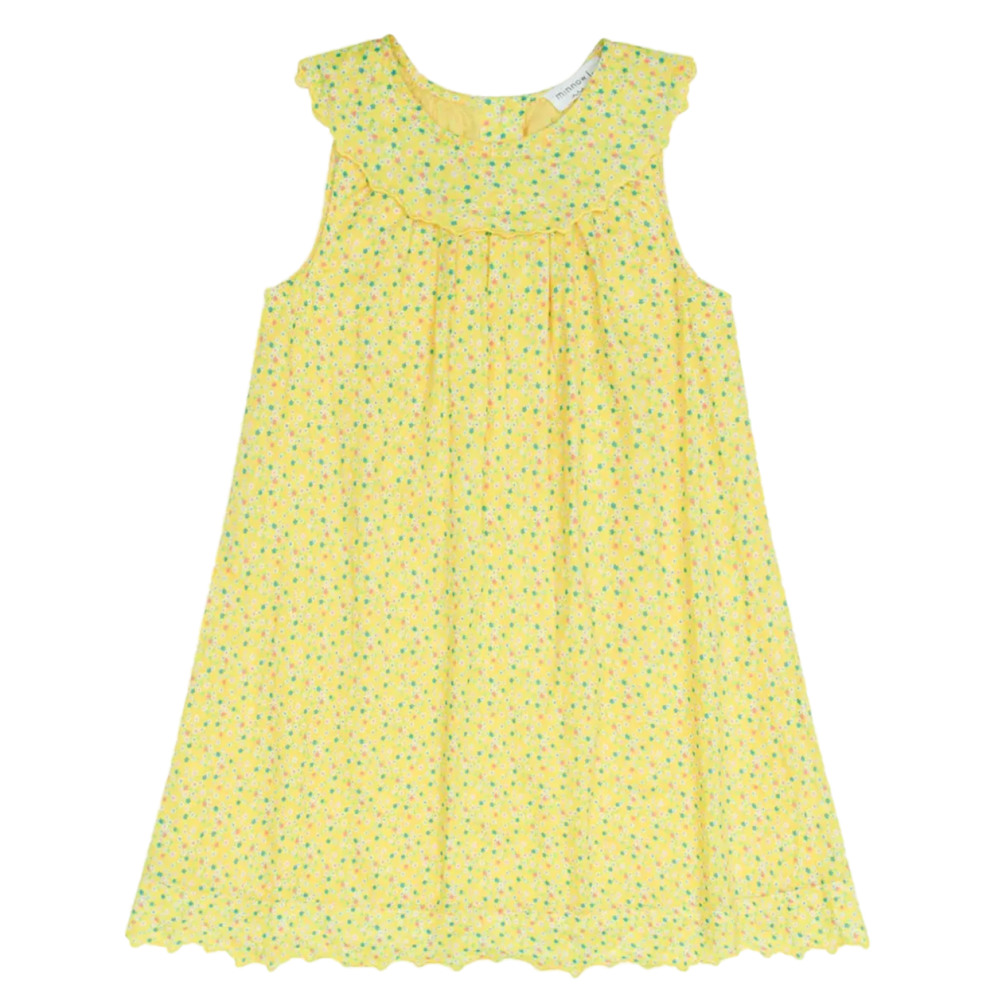 Girls’ Petite Fleur Ruffle Collar Dress