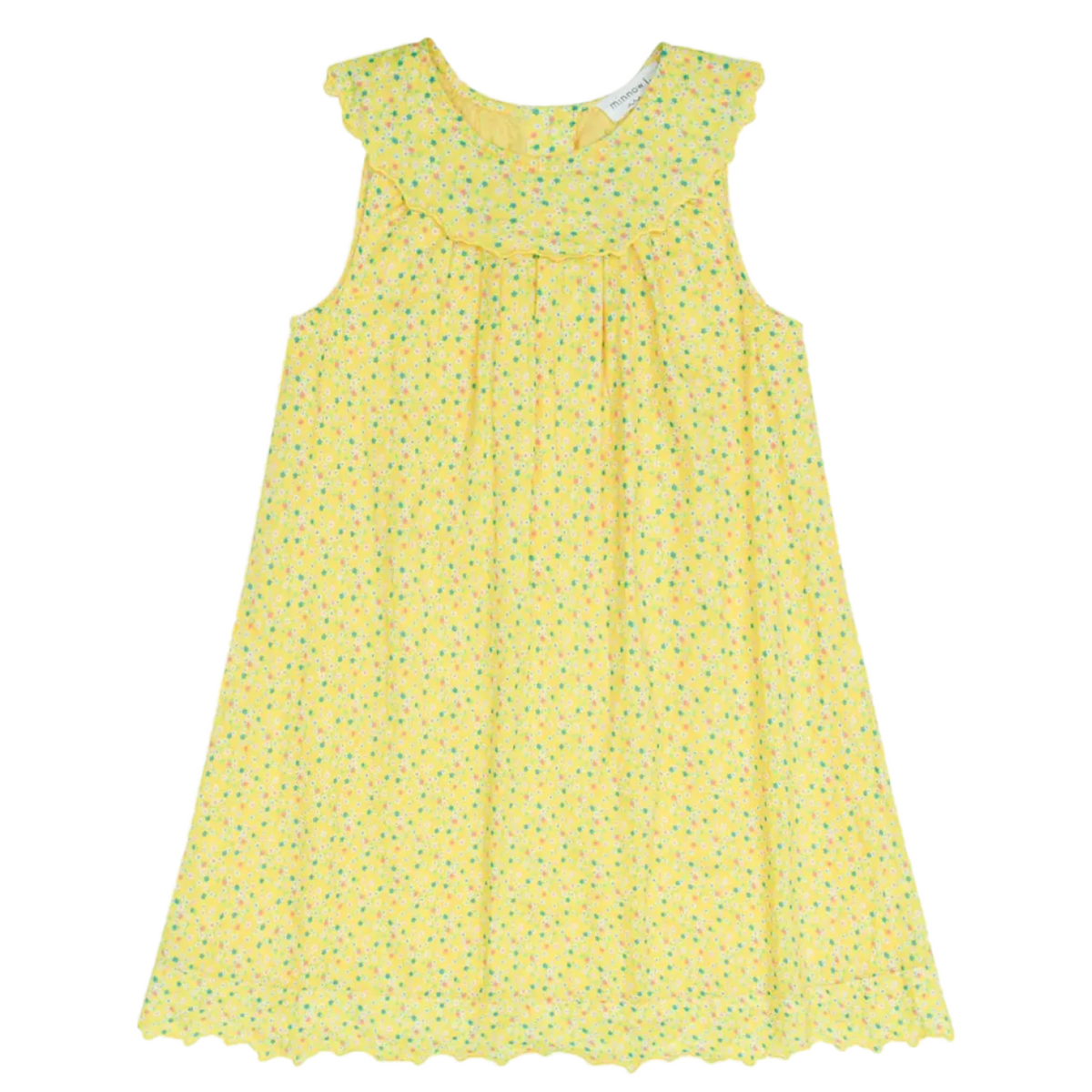 Girls’ Petite Fleur Ruffle Collar Dress