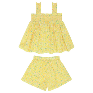 Girls’ Petite Fleur Top and Short Set