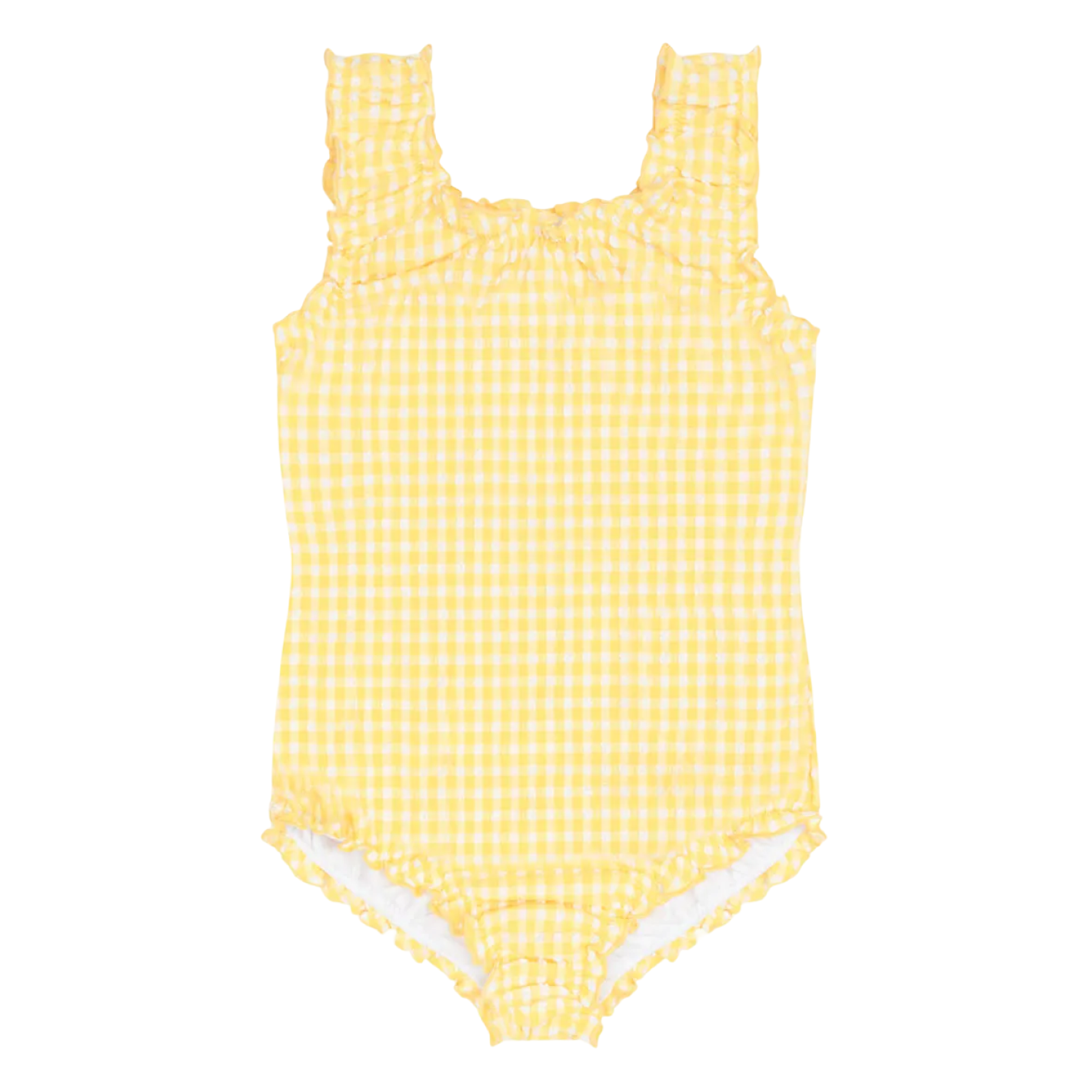 Girl’s Soleil Gingham Scoop Neck One Piece