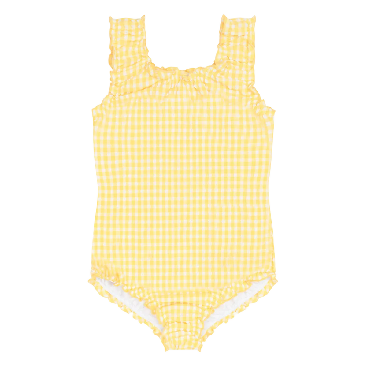 Girl’s Soleil Gingham Scoop Neck One Piece