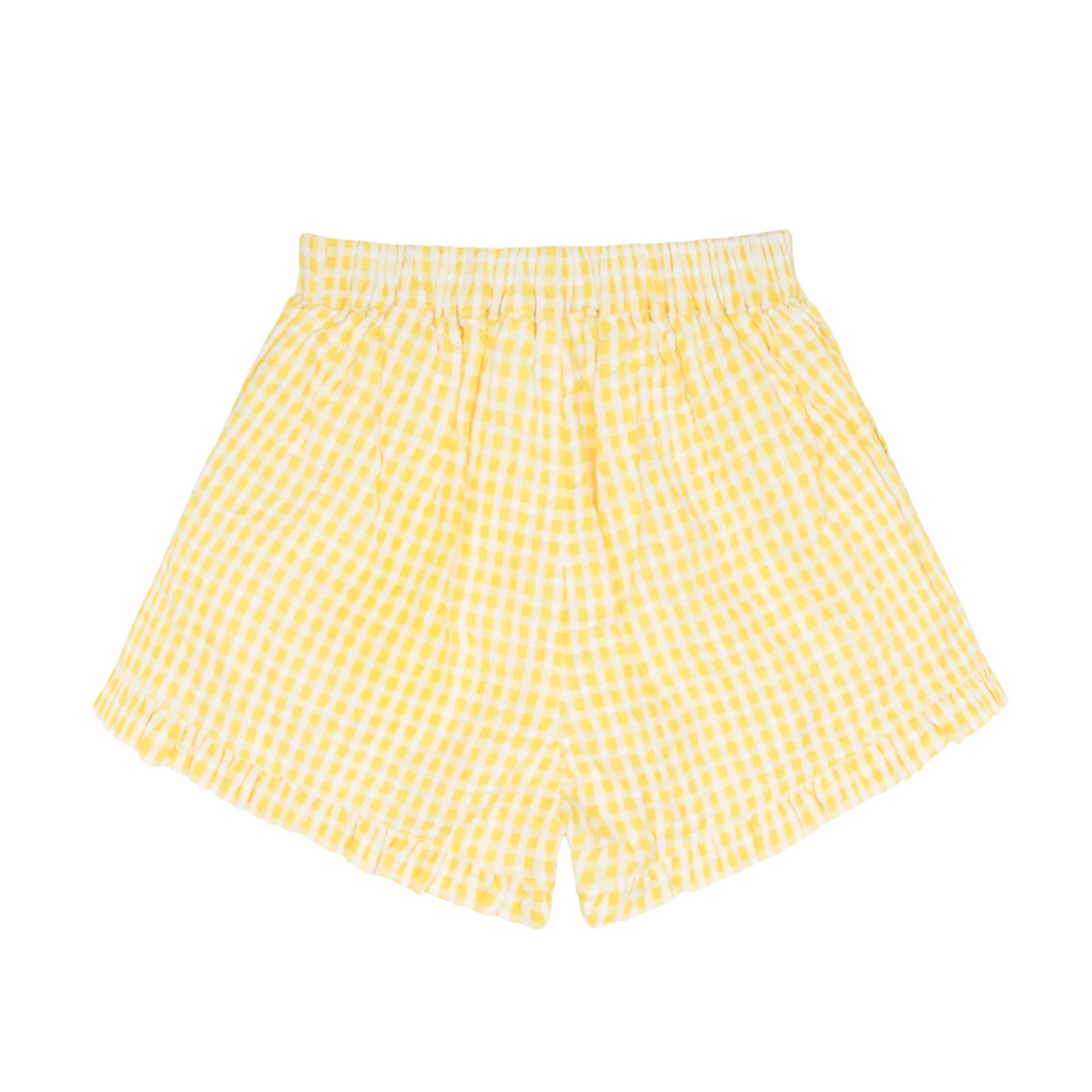 Girls’ Soleil Gingham Ruffle Shorts