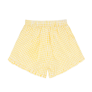 Girls’ Soleil Gingham Ruffle Shorts