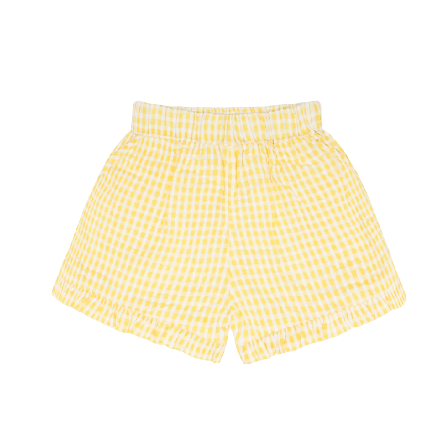 Girls’ Soleil Gingham Ruffle Shorts