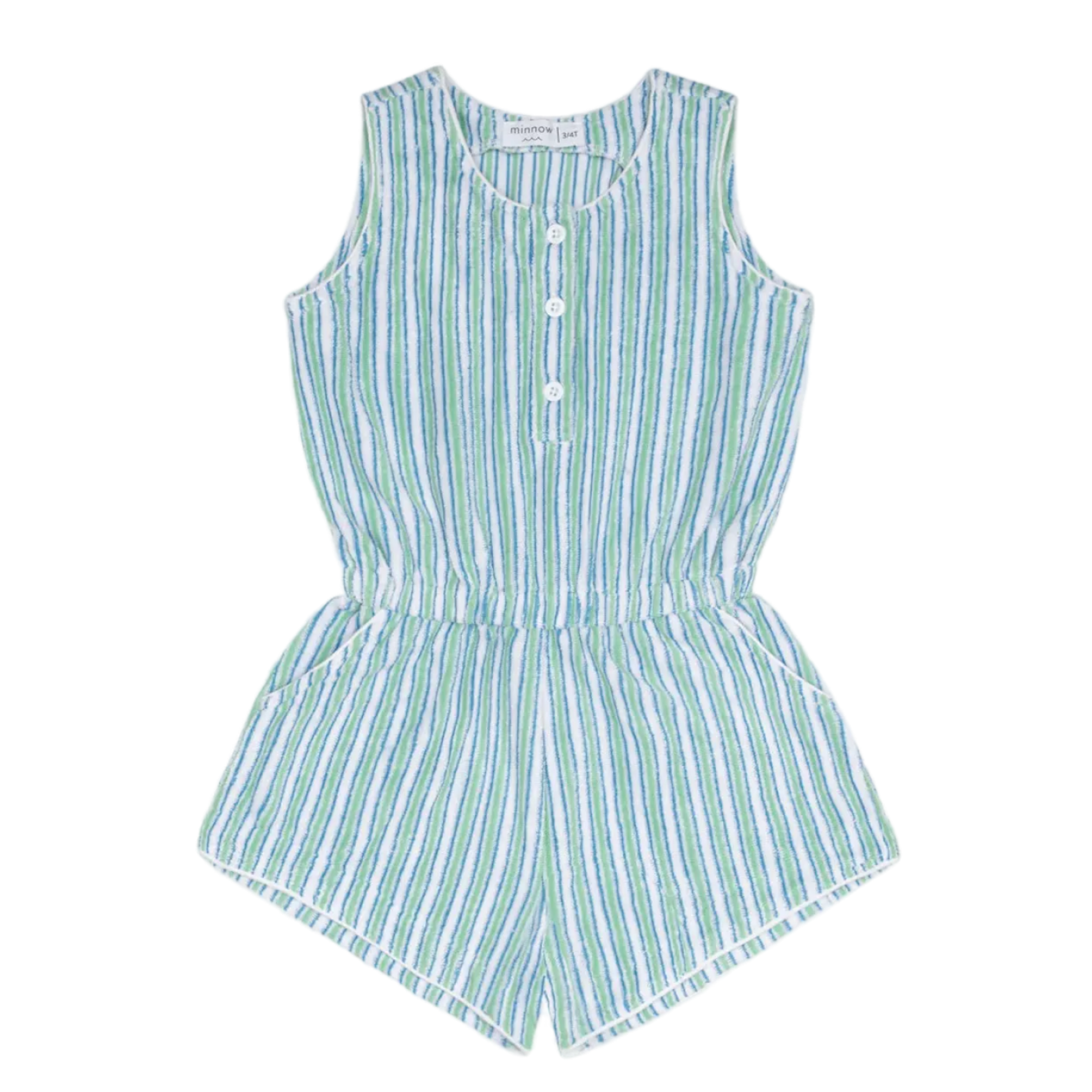 Girls’ Tamarin Stripe French Terry Romper