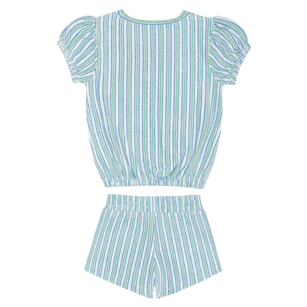 Girls’ Tamarin Stripe French Terry Top and Short Set