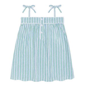 Girls’ Tamarin Stripe French Terry Tie-strap Dress