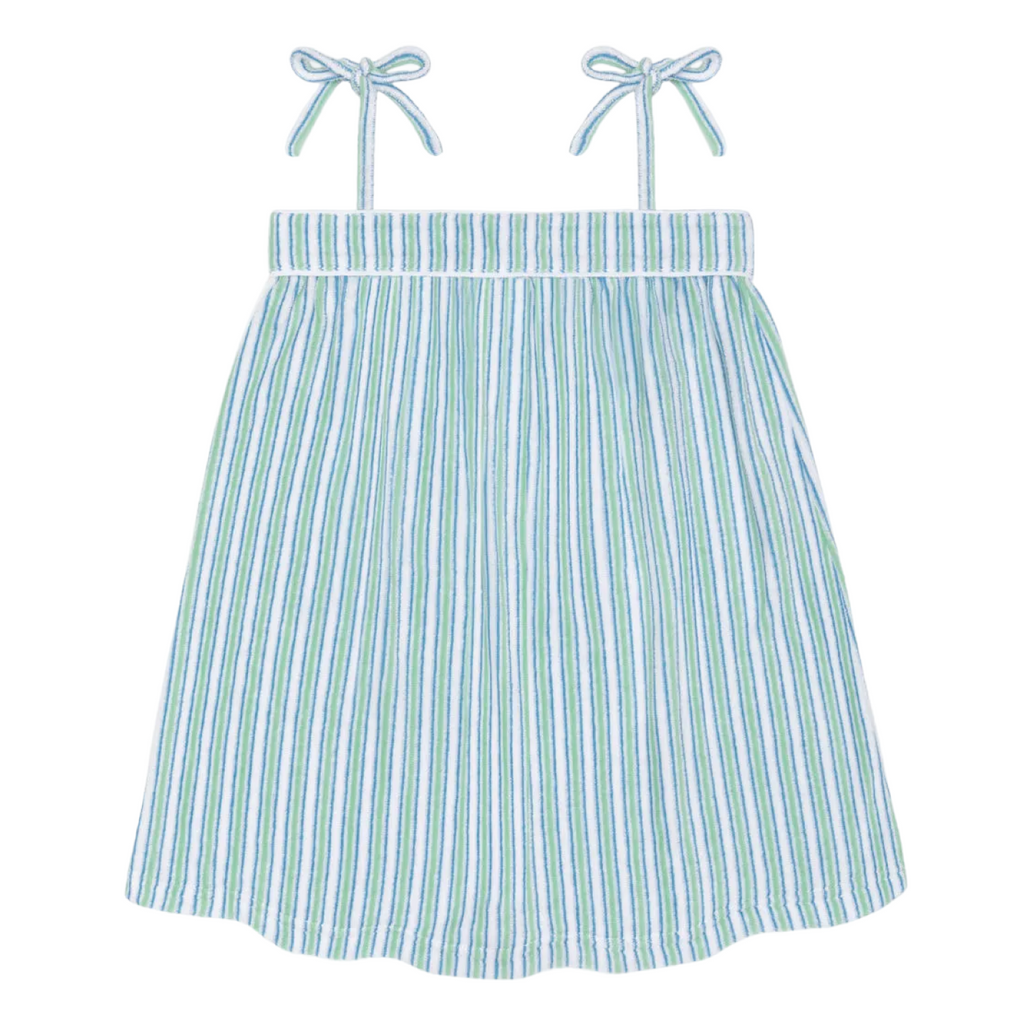 Girls’ Tamarin Stripe French Terry Tie-strap Dress